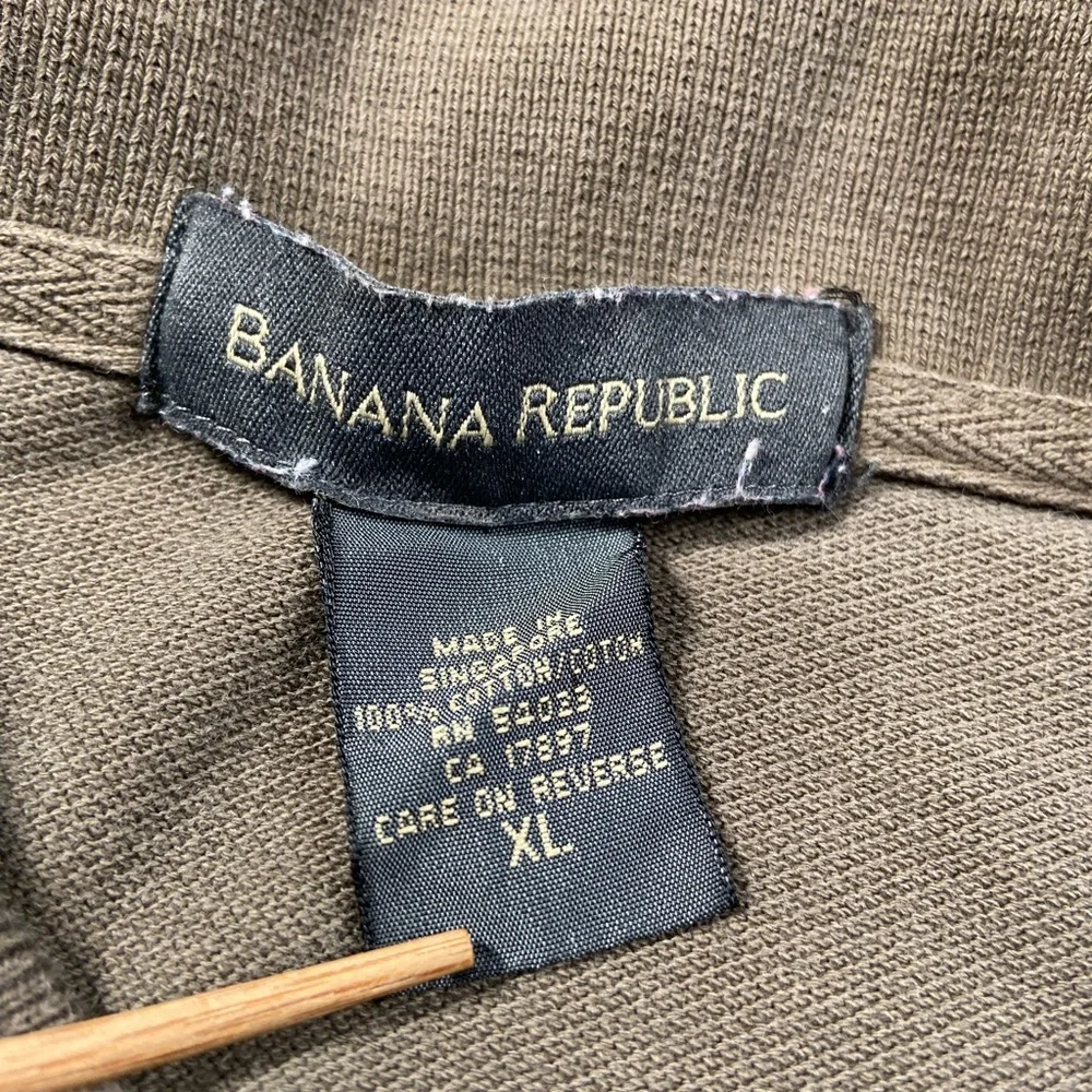 Banana Republic Polo Style Shirt, short sleeve, Cotton,‎ size XL